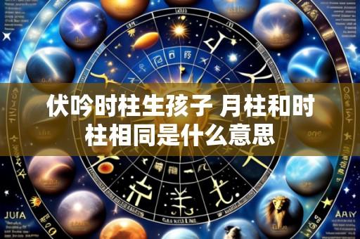 伏吟时柱生孩子 月柱和时柱相同是什么意思