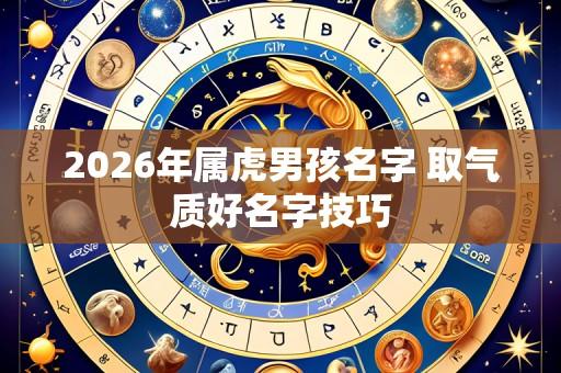 2026年属虎男孩名字 取气质好名字技巧