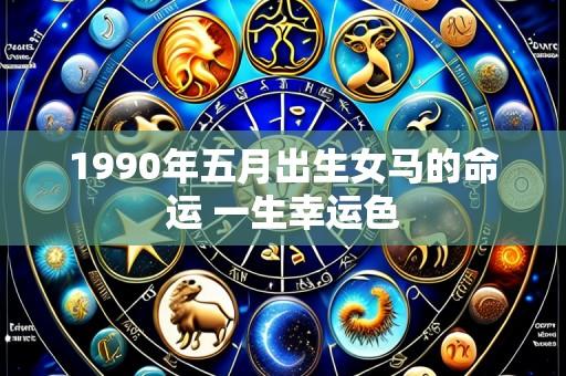 1990年五月出生女马的命运 一生幸运色
