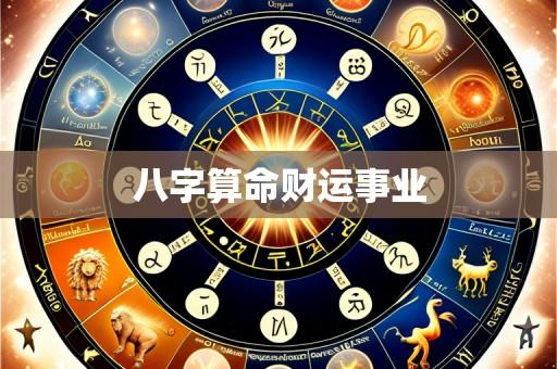八字算命财运事业