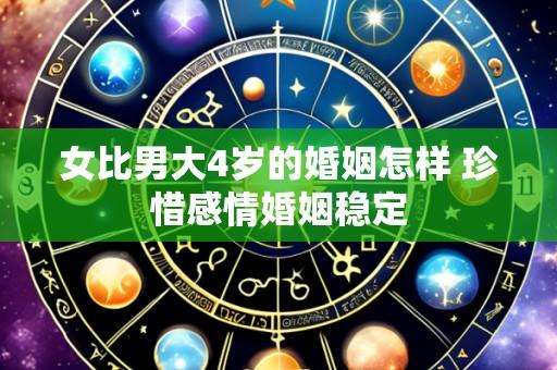 女比男大4岁的婚姻怎样 珍惜感情婚姻稳定