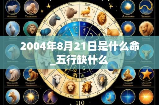 2004年8月21日是什么命_五行缺什么