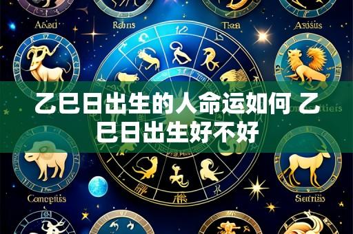 乙巳日出生的人命运如何 乙巳日出生好不好
