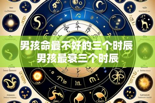 男孩命最不好的三个时辰 男孩最衰三个时辰