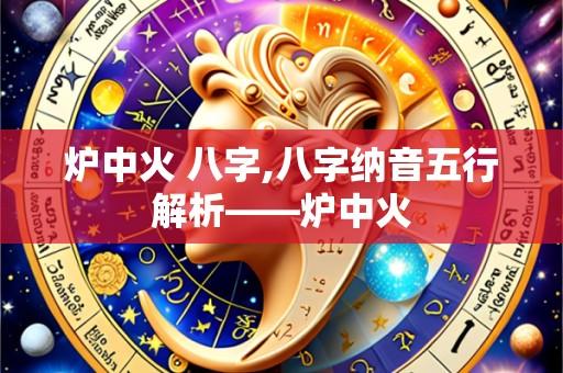 炉中火 八字,八字纳音五行解析——炉中火