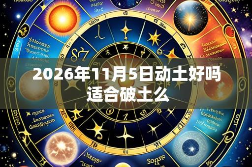 2026年11月5日动土好吗 适合破土么