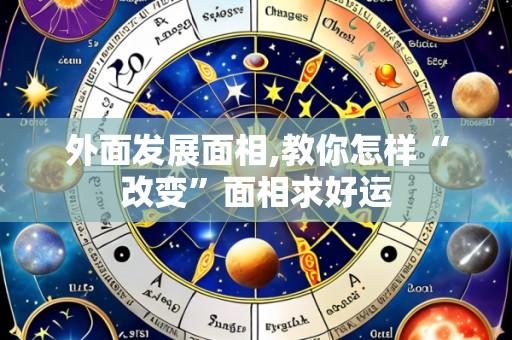 外面发展面相,教你怎样“改变”面相求好运