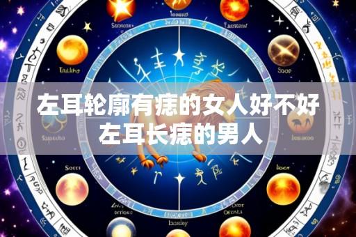 左耳轮廓有痣的女人好不好 左耳长痣的男人