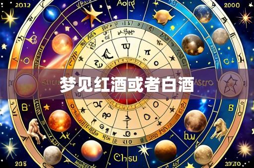 梦见红酒或者白酒