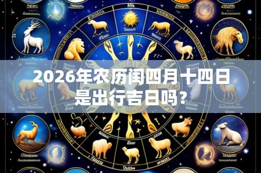 2026年农历闰四月十四日是出行吉日吗?