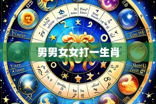 男男女女打一生肖