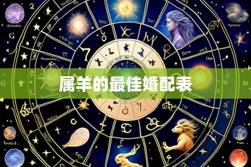 属羊的最佳婚配表