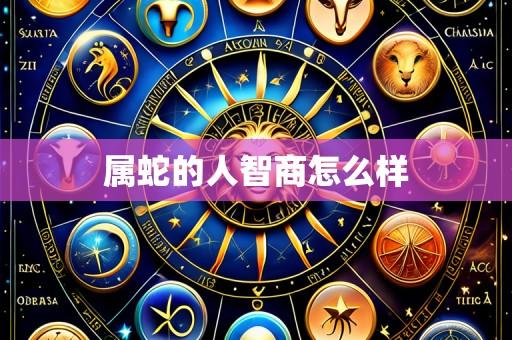 属蛇的人智商怎么样
