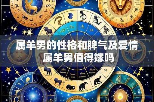属羊男的性格和脾气及爱情 属羊男值得嫁吗