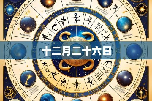 十二月二十六日