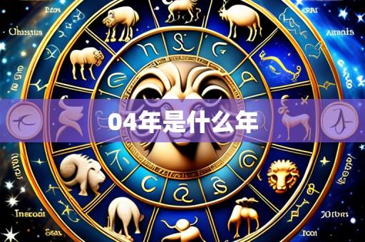04年是什么年