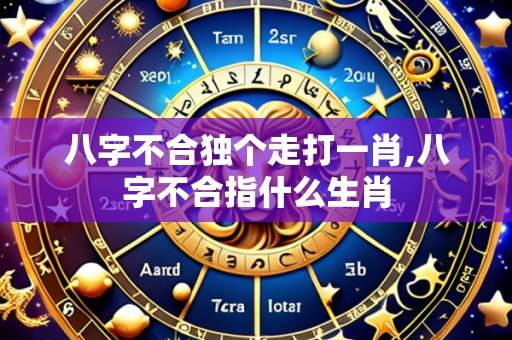 八字不合独个走打一肖,八字不合指什么生肖