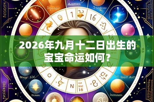 2026年九月十二日出生的宝宝命运如何？