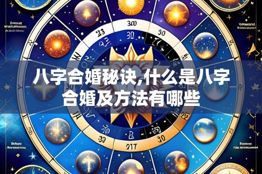 八字合婚秘诀,什么是八字合婚及方法有哪些