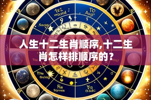 人生十二生肖顺序,十二生肖怎样排顺序的?