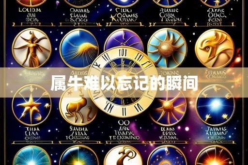 属牛难以忘记的瞬间