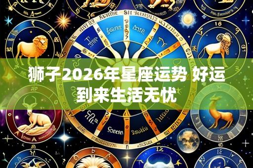 狮子2026年星座运势 好运到来生活无忧