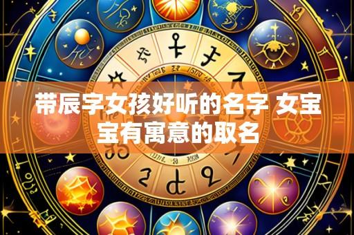 带辰字女孩好听的名字 女宝宝有寓意的取名