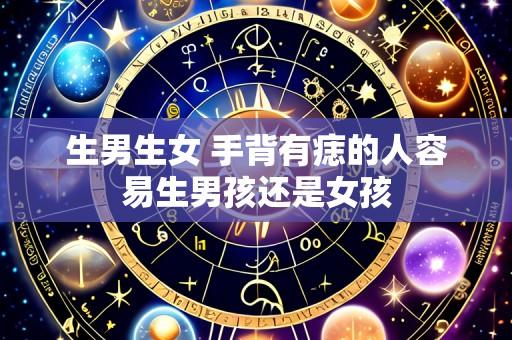 生男生女 手背有痣的人容易生男孩还是女孩