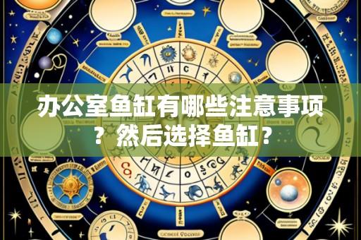办公室鱼缸有哪些注意事项？然后选择鱼缸？