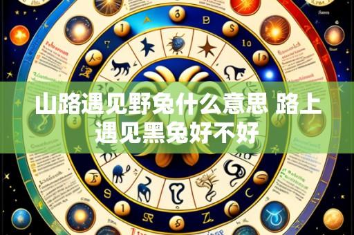 山路遇见野兔什么意思 路上遇见黑兔好不好