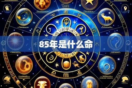 85年是什么命