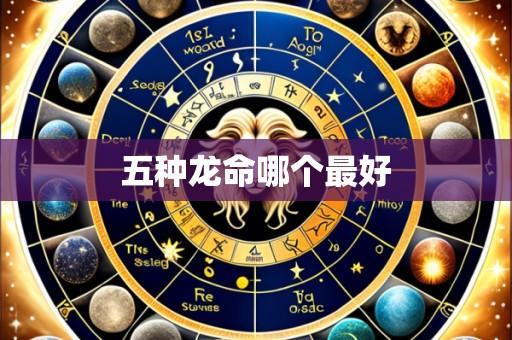 五种龙命哪个最好