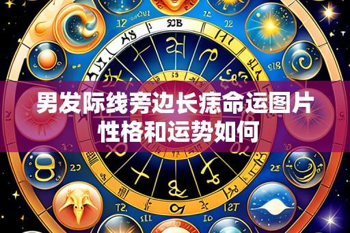 男发际线旁边长痣命运图片 性格和运势如何