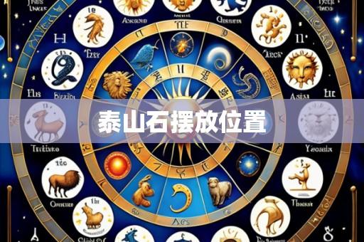 泰山石摆放位置