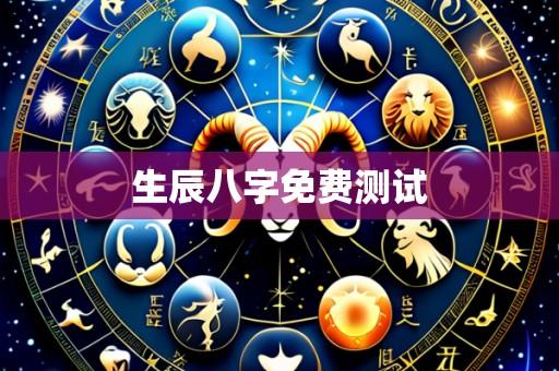 生辰八字免费测试