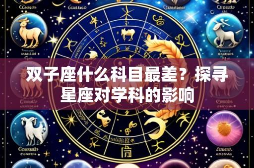 双子座什么科目最差?探寻星座对学科的影响