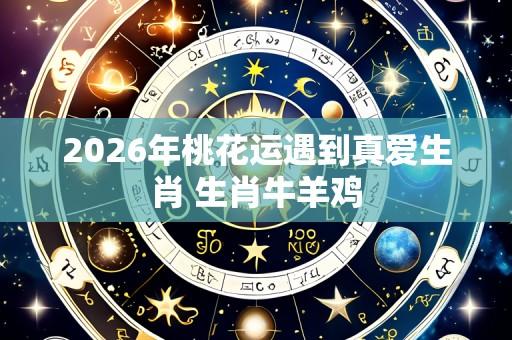 2026年桃花运遇到真爱生肖 生肖牛羊鸡