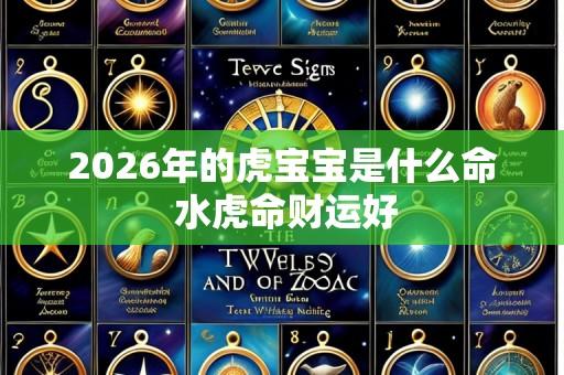 2026年的虎宝宝是什么命 水虎命财运好