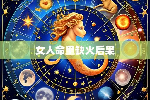 女人命里缺火后果