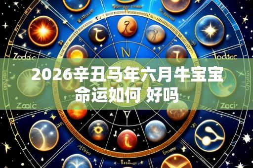 2026辛丑马年六月牛宝宝命运如何 好吗