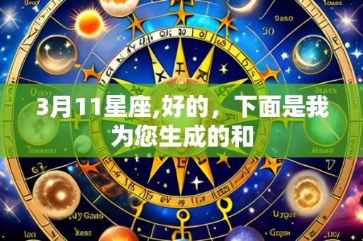 3月11星座,好的,下面是我为您生成的和