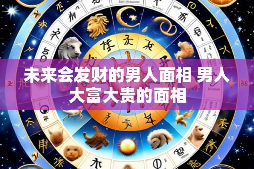 未来会发财的男人面相 男人大富大贵的面相