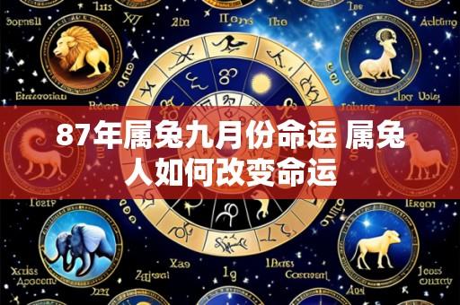 87年属兔九月份命运 属兔人如何改变命运