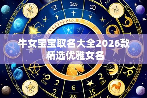 牛女宝宝取名大全2026款 精选优雅女名