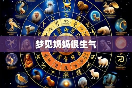 梦见妈妈很生气