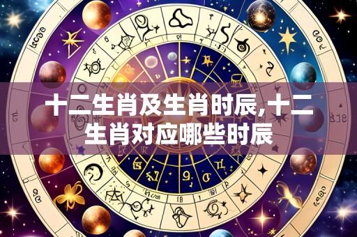 十二生肖及生肖时辰,十二生肖对应哪些时辰
