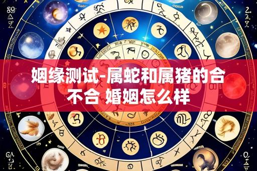 姻缘测试-属蛇和属猪的合不合 婚姻怎么样