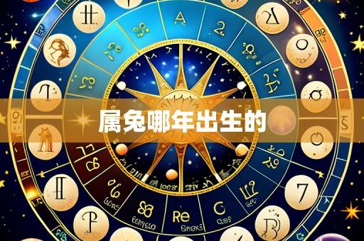 属兔哪年出生的