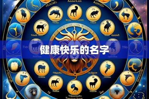 健康快乐的名字