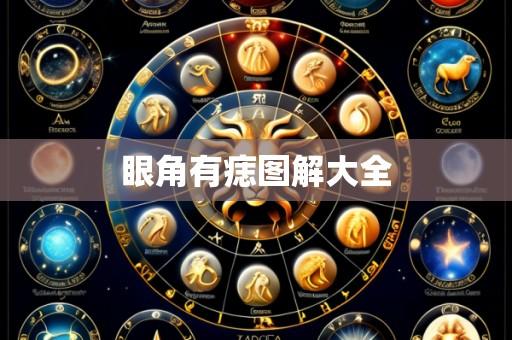 眼角有痣图解大全